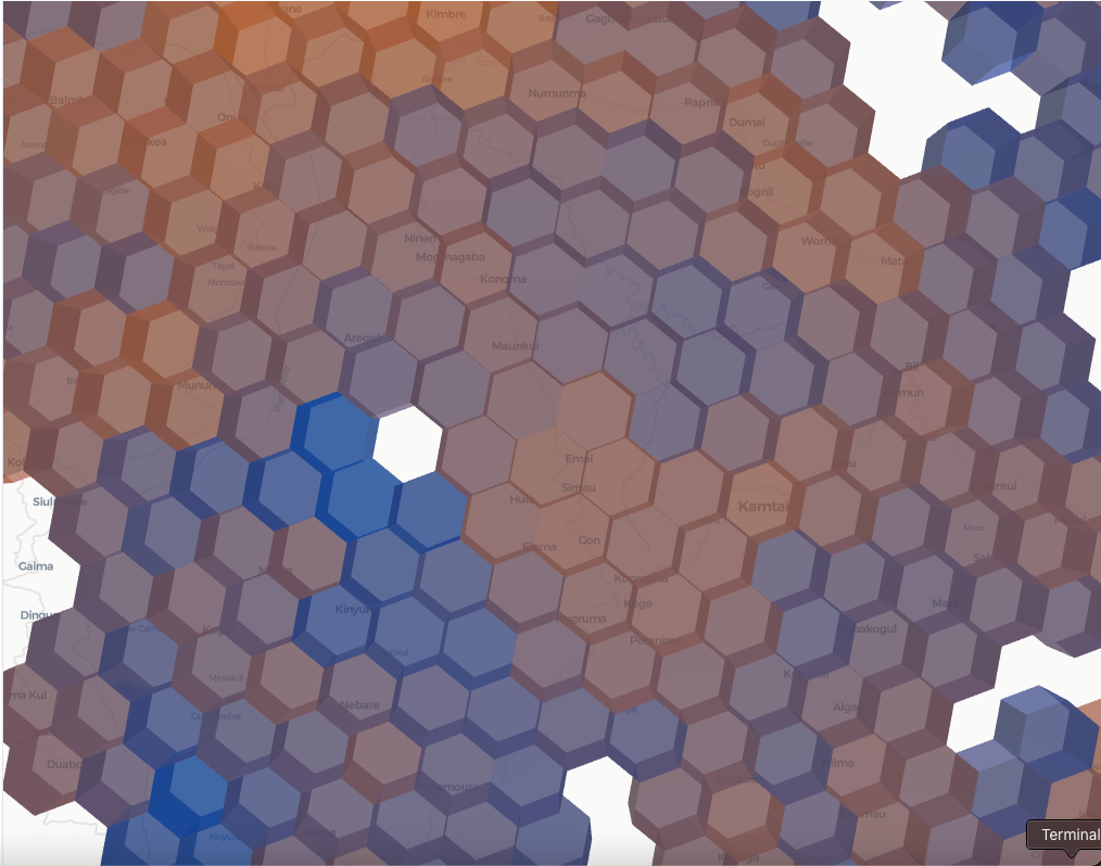 GONI Globe view – Giu, Papua Niugini